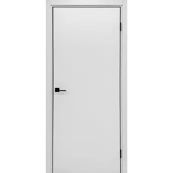 Блок дверной Kapelli Classic 800х2000 мм влагостойкий ПВХ серый 7047 глухой