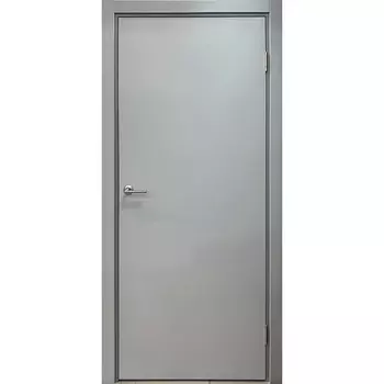 Блок дверной Kapelli Classic 800х2000 мм влагостойкий ПВХ серый 7035 глухой