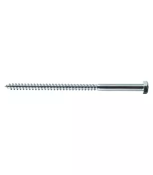 Болт сантехнический 6х120 мм DIN 571 оцинкованный (2 шт.)