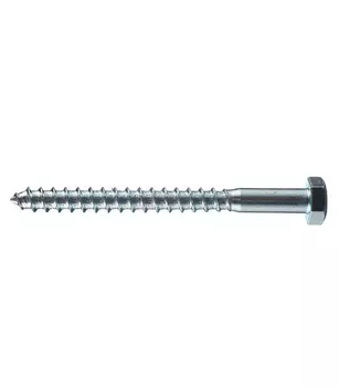 Болт сантехнический 8х90 мм DIN 571 оцинкованный (2 шт.)