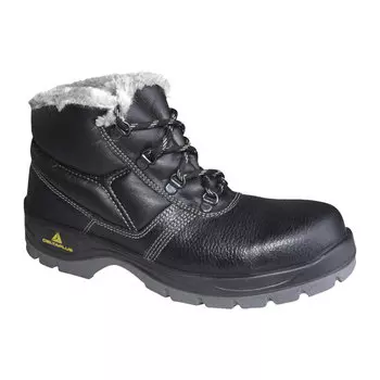 Ботинки рабочие кожаные с металлическим подноском размер 43 черные Delta Plus Jumper3 (JUMP3S3FENO43)
