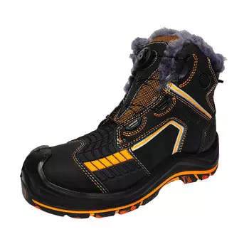 Ботинки рабочие кожаные с защитным композитным носком размер 45 черные Мистраль Perfect Protection (139060)