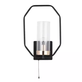Бра Arte Lamp Celaeno Е14 60 Вт 220 В черное IP20 (A7004AP-1BK)