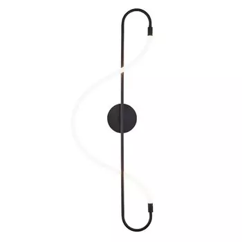 Бра Arte Lamp Klimt светодиодное 13 Вт 220 В черное 3000К IP20 (A2850AP-13BK)