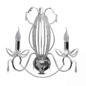 Бра Chiaro Валенсия E14 80 Вт 220 В серебро IP20 (299021002)