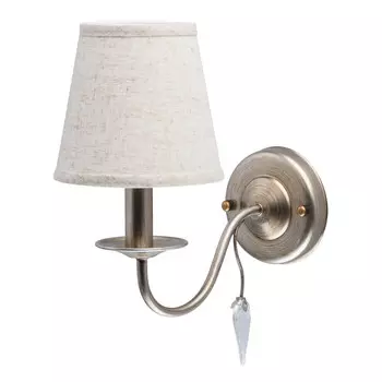 Бра MW-Light Августина (419021301) E14 60 Вт 220 В серебро/коричневый IP20