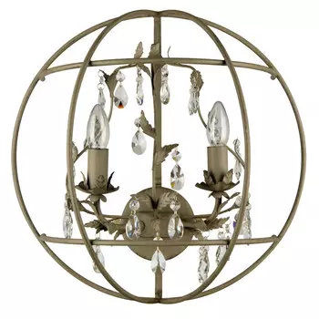 Бра RegenBogen Джестер E14 80 Вт 220 В серое IP20 (104021902)