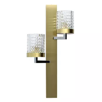 Бра RegenBogen Гамбург E27 120 Вт 220 В хром/латунь IP20 (605022002)