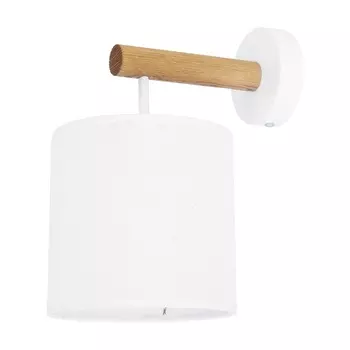 Бра TK Lighting Deva E27 60 Вт 230 В белое/светлое дерево IP20 (a059250)