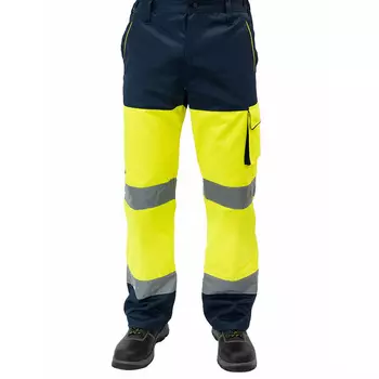 Брюки рабочие сигнальные Delta Plus 44-46 рост 164-172 см желтые