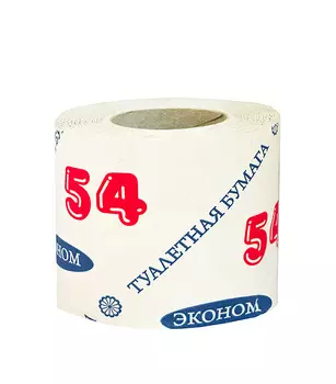 Туалетная бумага однослойная
