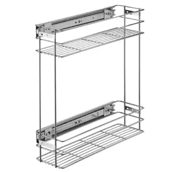 Бутылочница выкатная хром 200 мм (VK-01-200)