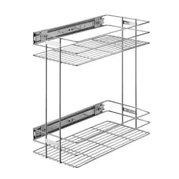Бутылочница выкатная хром 300 мм (VK-01-300)