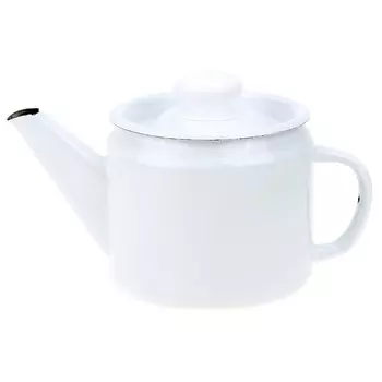 Чайник эмалированный Лысьвенские эмали Белые ночи 1 л белый