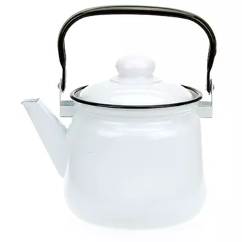 Чайник эмалированный Магнитогорская эмаль 1,5 л белый