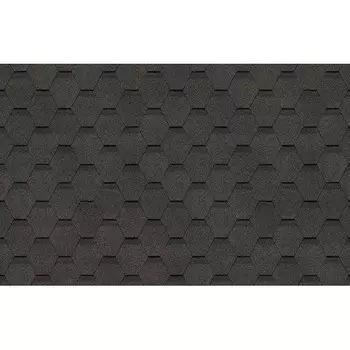 Черепица гибкая Docke Eurasia Шестигранник серая 3 кв.м