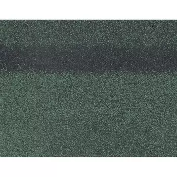 Черепица гибкая коньково-карнизная Шинглас Оптима зеленая 12/20 пог.м