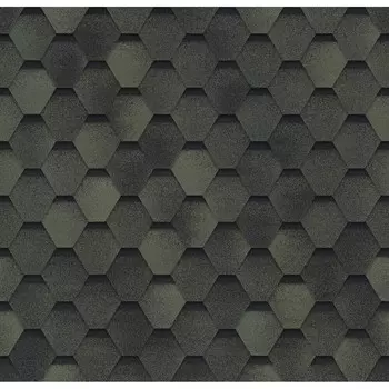 Черепица гибкая Шинглас Оптима зеленая 3 кв.м