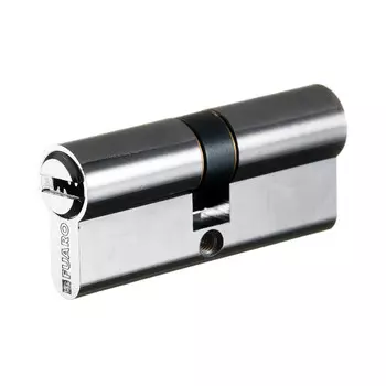 Цилиндр Fuaro R600 70 35х35 мм ключ/ключ хром