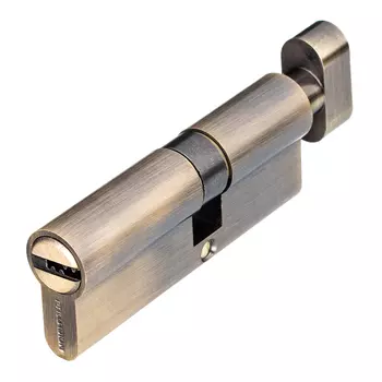 Цилиндр Palladium C BK AB 80 35х45 мм ключ/вертушка античная бронза