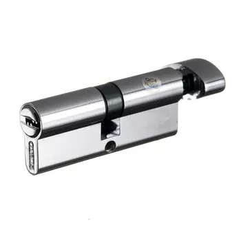 Цилиндр Punto Z4002 80 40х40 мм ключ/вертушка хром