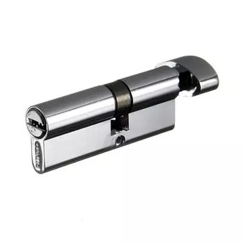 Цилиндр Punto Z4002 80 45х35 мм ключ/вертушка хром