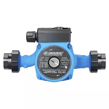 Циркуляционный насос для систем отопления Джилекс Циркуль 25/60 DN25 подъем 6 м 180 мм с гайками (2560)