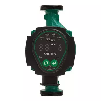 Циркуляционный насос для систем отопления Oasis CNE-25/6 DN25 подъем 6 м 180 мм