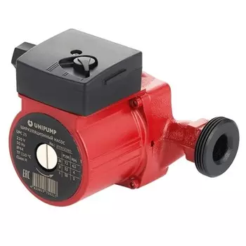 Циркуляционный насос для систем отопления UNIPUMP UPC 25-40 DN25 подъем 4 м 180 мм с гайками (53843)