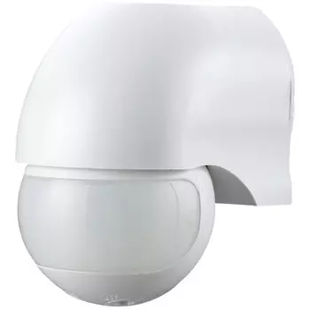 Датчик движения настенный Camelion IP44 230 В 180 градусов до 12 м белый (LX-454/Wh)