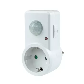 Датчик движения розетка Duwi DDSS-01 IP44 230 В 180 градусов до 6 м белый (25827 8)