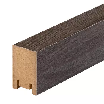 Декоративная рейка МДФ 22х35х2700 мм ясень темный