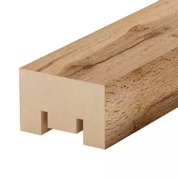 Декоративная рейка МДФ 30х20х2700 мм пекан Stella