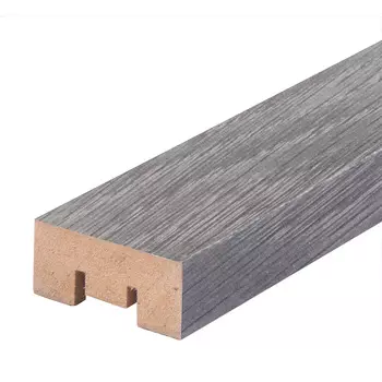 Декоративная рейка МДФ 35х16х2700 мм дуб серый Стильный Дом