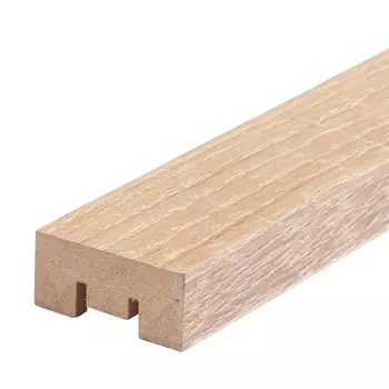 Декоративная рейка МДФ 35х16х2700 мм дуб сонома Стильный Дом