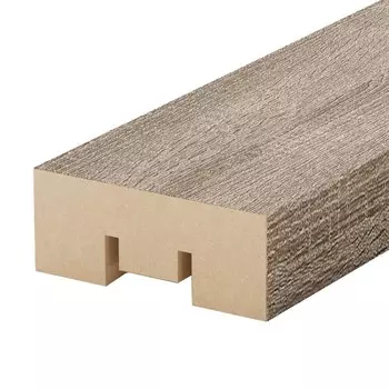 Декоративная рейка МДФ 40х16х2700 мм дуб винтаж Stella