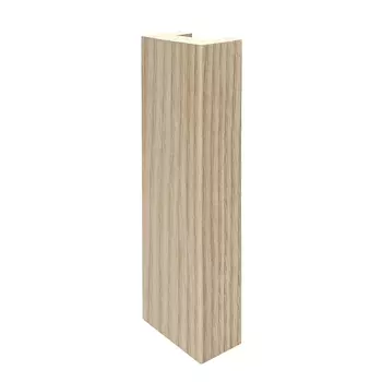 Декоративная рейка МДФ 40х22х2750 мм ясень шимо