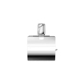 Держатель для туалетной бумаги Fora Flower с крышкой металл хром (FOR-FL015)