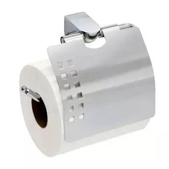 Держатель для туалетной бумаги WasserKraft Kammel с крышкой металл/пластик хром (K-8325)