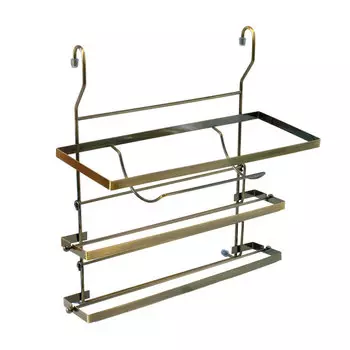 Держатель на рейлинг для бумажных полотенец/ фольги и пленки 165х350х360 мм античная бронза (MX-428 AB)