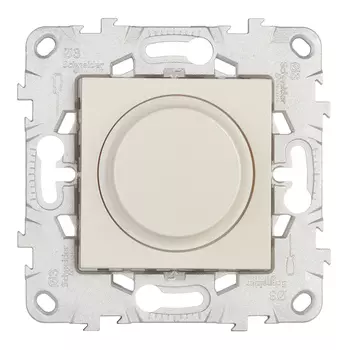 Диммер Schneider Electric Unica NEW встраиваемый бежевый поворотно-нажимной (NU551444)