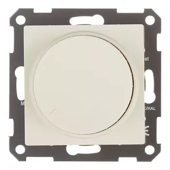 Диммер Systeme Electric AtlasDesign поворотно-нажимной встраиваемый бежевый (ATN000223)