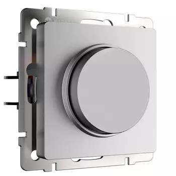 Диммер Werkel встраиваемый серебряный матовый поворотно-нажимной (a069593)