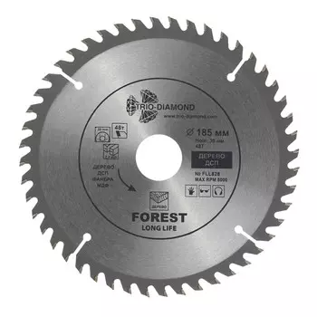 Диск пильный по дереву Trio-Diamond 185х30х1,6 мм 48 зубьев (FLL828)