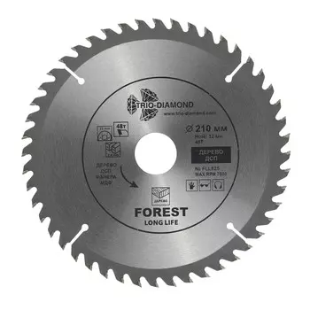 Диск пильный по дереву Trio-Diamond 210х32х1,6 мм 48 зубьев (FLL825)