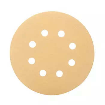 Диск шлифовальный КМ Gold d125 мм P150 на липучку бумажная основа (5 шт.)