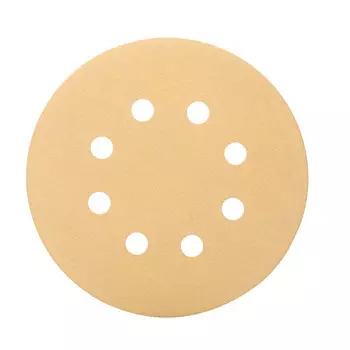 Диск шлифовальный КМ Gold d125 мм P80 на липучку бумажная основа (5 шт.)