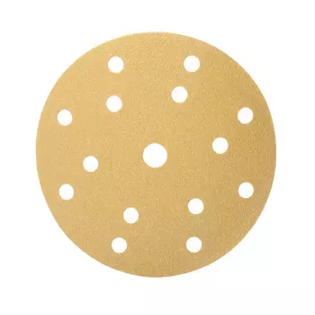 Диск шлифовальный КМ Gold d150 мм P80 на липучку бумажная основа (5 шт.)