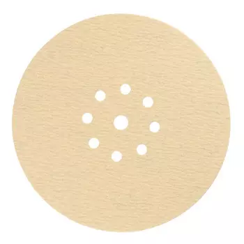 Диск шлифовальный КМ Gold d225 мм Р180 на липучку бумажная основа (5 шт.)