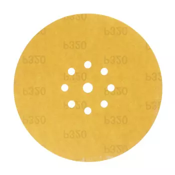 Диск шлифовальный КМ Gold d225 мм Р320 на липучку бумажная основа (5 шт.)